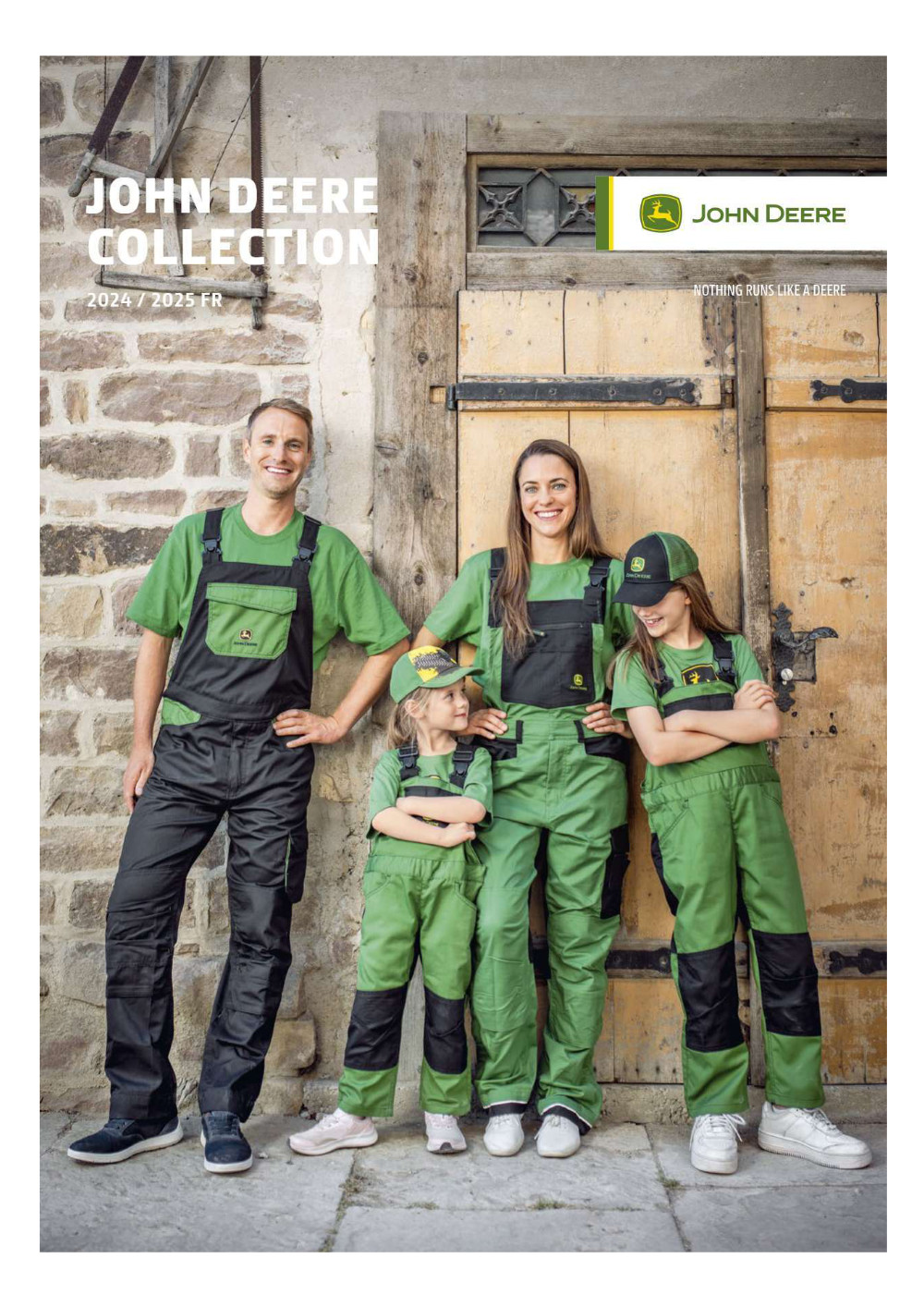 Couverture du catalogue de la collection John Deere 2024-2025