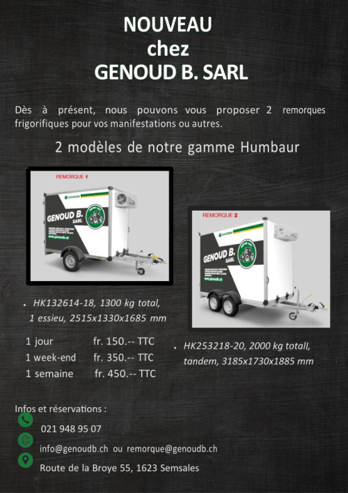 Flyer remorques frigorifiques