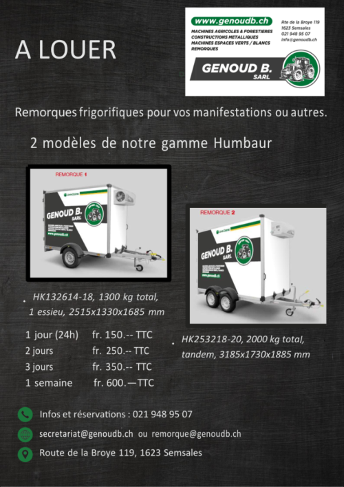 Flyer remorques frigorifiques